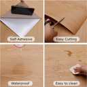 Wood Grain Contact Paper Peel and Stick Wallpaper Self Adhesive Wall Paper for Furniture Countertop Drawer Shelf Liner Cabinet Waterproof Easy to Clean 11.8" X 393" (Teak)