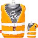 The Buoy Life Vest Insulated Can Cooler Sleeve 12oz & 16oz Tall Can - Non Slip Base, Beer Soda Drink Jacket for Cold or Hot Beverages, 4 Pack