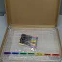 Hivillexun 3-Pack Acrylic Magnetic Dry Erase Calendar Whiteboard Set – Organize Your Refrigerator, Wall, or Fridge with Monthly, Weekly, and Daily Planners, Includes 8 Markers, Large Eraser, and Cloth