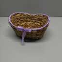 Handmade Straw Bread Basket Woven Storage Fruit Basket Seagrass Kitchen Decor Simple and Elegant Multi-purpose