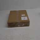 Folding Walker with 2 Skis and 5" Wheels, Lightweight Walkers for Seniors and Adults, Supports Up to 350 Pounds, Adjustable Height, Compact Standard Walker, Black