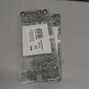 2 x 201pcs Locknuts Assortment Kit,M3 M4 M5 M6 M8 M10 M12 Metric Nylon Insert Lock Nuts Set,304 Stainless Steel Lock Nuts