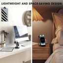 3 in 1 Charging Station for iPhone, Wireless Charger for iPhone 17 16e 16 15 14 13 12 11 X Pro Max & Apple Watch - Wireless Charging Station for AirPods 4 3 Pro (Black)