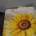 2 Piece Sunflower Kitchen Decor Rugs Set, Farmhouse Country Kitchen Rugs and Mats Non Skid Washable Absorbent Microfiber Kitchen Mats for Floor Mats Accessories Decoration 17"x47"+17"x30" (Yellow)