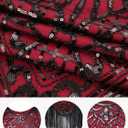 YESSA 1920s Flapper Dresses for Women Great Gatsby Dress Roaring 20s Costumes Sequin Harlem Nights Dress with 20s Accessories (M)