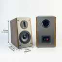 200W Passive Bookshelf Speakers, 2-Way Passive Speakers, 5.25" Woofer & 4" Ribbon Tweeter, 60Hz Bass for Home/Office/Theater Pair (Needs Amplifier or Receiver to Operate)