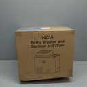 NCVI Large Baby Bottle Washer Sterilizer and Dryer Holds 6 Bottles & Pump Parts, Hospital-Grade Steam Sanitizer for Newborn & Multiple Feedings, Clean Machine for Busy Moms, Fast 19/41min Wash Cycles