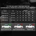 Coverdream F150 Seat Covers for 2015-2020 Ford F-150 SuperCrew XL,XLT