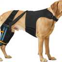 Marnonsis Dog Knee Brace for Torn Acl Hind Leg, 4 Stabilizers for Back Leg, Adjustable Hip Support to Reduces Pain, Ligament Injuries & Luxating Patella for Small Medium Large Dogs, 2XL