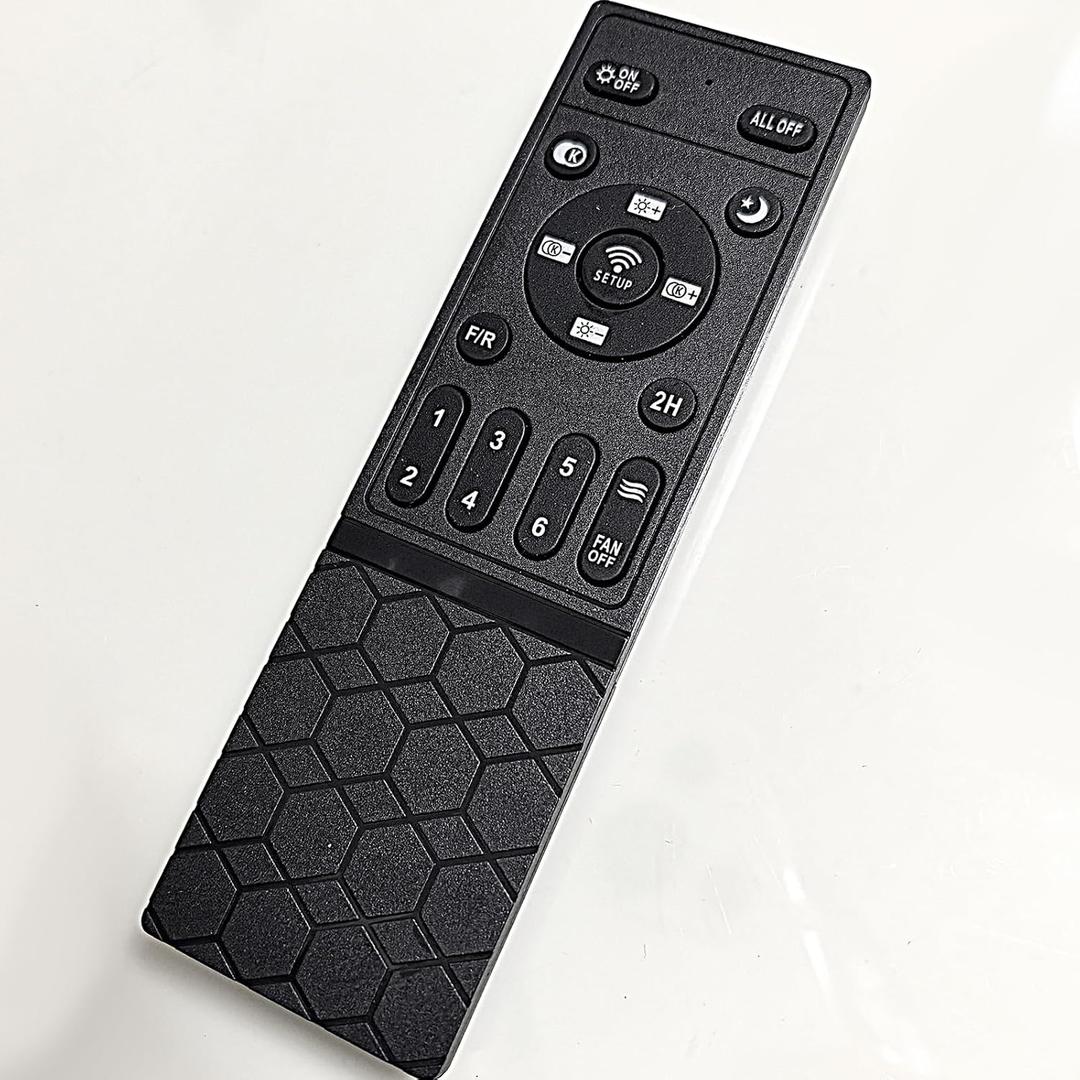 Remote Control for Ceiling Fan with Lights, Compatible with Fan Lights of Models LP-FSD01, LP-FSD02, LP-FSD03, LP-FSD04, LP-FSD05, LP-FSD06, Ceiling Fan with Light Remote Control