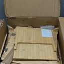 Montessori Inspired Bamboo 4 in 1 Convertible Toddler Tower with Storage and Safety Net, Learning Standing Tower, Activity Table and Step Stool for Toddlers 1-3