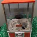 VEVOR Gumball Machine, 21 inch Candy Vending Machine Dispenser, 25-Cent Vending Machines for Shopping Malls, Supermarkets, Amusement Parks, Arcades, Holds Up to 180 1.77 inch Spherical Candies (Red)