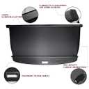 AQAE® Cargo Cover Compatible with 2025 2026 BMW X3 Trunk Cover Retractable Rear Trunk Security Cover X3 Accessories Shielding Shade Privacy Screen Cover X3 Cargo Cover