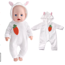 43 CM Baby Doll Clothes Pajama Set Jacket Coat 17 Inch Dolls Jeans Children Gift Toys Outfit