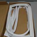 Upgraded 5304507201 Freezer Door Gasket for Frigidaire Kelvinator Kenmore Crosley Refrigerator Door Gasket Seal Replacement, Refrigerator Freezer Door Seal Replace 216522306, 216522356, 5304507209