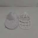 Hat Washer Cage for Washing Machine, Cap Washer with Mesh Bags, Hat Washer for Baseball Caps, Hat Cleaner/Cleaning Protector Cage (White - 2 Pack)