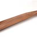 Bamber Wooden Shoe Horn Wood Shoehorn with Handle for Seniors Women Men Kids, 17.7'' Long, Black Walnut