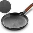 Non Stick Frying Pans, 8" Honeycomb Long-Lasting Cast Iron Skillets, Durable Lightweight Cooking Cast Iron Pan w/Detachable Handle, Oven Dishwasher Safe, 2024 Upgrade Nonstick Pan