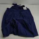 Dokotoo Women's Loose Sleeveless Jumpsuits Adjustable Spaghetti Strap Stretchy Long Pant Romper Jumpsuit with Pockets (X-Large, A Indigo Blue)