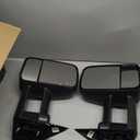 SCITOO Towing Mirrors Fit Chevy GMC Exterior Accessories Mirrors Fit 1999-2007 Chevy/GMC Silverado/Sierra 1500 2500HD 3500HD with Convex Glass Manual Controlling and Telescoping Features