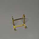 Plate Holder Easel Display Stand - 3 inch Metal Plate Stands for Display - Tabletop Picture Stand - Gold Iron Easels for Display Pictures | Photo Frames | Book | Decorative Plates | Plaque - 1 Pack