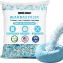 Xtreme Comforts Bean Bag Filler (20lbs) | Machine Washable Shredded Memory Foam Pillow Stuffing for Cushion, Couch, Bean Bag Refill Filling, Dog Bed, Stuffing for Stuffed Animals & Stuffing for Craft