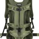 PetBonus Pet Front Dog Carrier Backpacks, Adjustable Pet Backpack, Legs Out Easy-fit Puppy Chest Carrier for Medium Small Dogs, Hands Free for Hiking, Cycling (Army Green, XL)