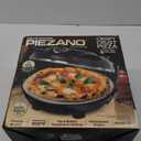 PIEZANO Crispy Crust Pizza Oven by Granitestone  12 Inch Electric Pizza Oven Indoor Countertop Maker with Ceramic Stone Heats up to 800F for Delicious Stone Baked Pizzeria Style Pizza at Home