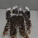 14 Inch Deep Faux Locs Crochet Hair - 8 Packs Goddess Locs with Curly Ends, Pre - Looped Deep Wavy, Soft Faux Crochet Braids for Black Women T30