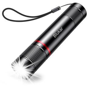 Blukar Flashlight Rechargeable, High Lumens Flashlight, Super Bright Small LED Flash Light- Zoomable, Adjustable Brightness, Long Lasting for Camping, Outdoors and Home Emergency