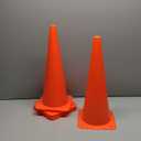 [5 Pack] 18 inch Traffic Cones, Safety Road Parking Cones,Agility Field Marker Cones for Soccer Basketball Football Drills Training, Outdoor Sport Activity & Festive Events