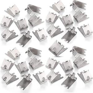 Hotop 24 Pieces 920158 Refrigerator Shelf Clips Freezer Cooler Shelf Support Commercial Replacement Rack Clips Buckles for Fridge Parts