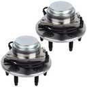 PAROD 1pc 515054 2WD Front Wheel Bearing Hub Assembly Compatible with 00-06 Chevy Tahoe, 99-06 Silverado 1500,00-06 Suburban 1500, GMC Yukon, 99-06 Sierra 1500, 02-06 Cadillac Escalade 6Lugs W/ABS