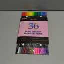 Dual Markers Brush Pens Stocking Stuffers, 36 Art Markers Christmas Gifts for Teens, Double Tip Colored Pen for Adult Coloring Books Art Suppliers