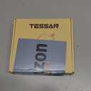 TESSAN Small Flat Plug Power Strip, Ultra Thin Extension Cord 3 ft, 3 AC Outlets with 3 USB Ports (1 USB C), Multiple Wall Outlet Extender for Cruise Travel Office School Dorm Room Essentials (Gray)