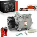 A-Premium A/C Compressor with Clutch Compatible with Ford Explorer 4.0L 2002-2005, Explorer Sport 4.0L 2002-2003 & Mercury Mountaineer 4.0L 2002-2005, with ZTR80 Compressor, with 6-Groove Pulley