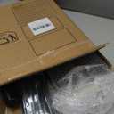 VASAGLE Solid Wood Coat Rack, Free Standing Hall Coat Tree with 8 Hooks, 3 Height Options, for Coats, Hats, Bags, Purses, for Entryway, Hallway, Rubberwood Hooks and Pole, Ink Black