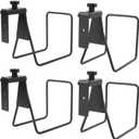 80 ft Hose Holder, Robust Alloy Steel Garden Hose Hanger for Wall Mount, PVC Prevents Erosion, Easy Installation On Walls, Fences, Boards, Essential Mounting Hardware Included