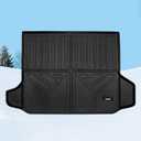 Cargo Liner Fits Chevrolet Equinox/GMC Terrain 2018-2024 Trunk Mat Waterproof Easy to Clean Cargo Mat All Weather Rubber Mat Black