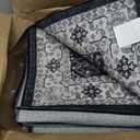 Hallway Washable Runner Rug - 3x20 Kitchen Rugs Entryway Rug Long Runner Vintage Soft Floor Mat Non Slip Indoor Farmhouse Carpet for Bathroom Living Room Bedroom (3 X 20, Beige)