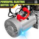 TOPEMAI Hydraulic Pump 12V Dump Trailer Pump - Double Acting, 8-Quart Electric Power Unit for Dump Trailers and Car Lifting (8 Quart)