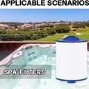 Spa Filter Compatible with 6CH-502, FC-0311, PAS502SV, PAS502SV-M, Baleen AK-90161, Magnum AR50, Master Deluxe M60506, Tidal Fit Swim 06-0006-12, 2 Pack