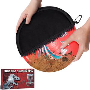 sewrung Disc Golf Cleaning Tool Disc Golf Accessories (Black)