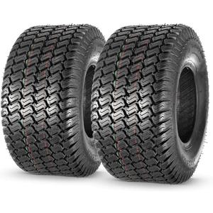 MaxAuto 18x8.50-8 18x8.5x8 Lawn Mower Golf Cart Turf Tires 4PR P332, Tubeless, Set of 2 18x8.5-8 Riding Lawn Mower Tires