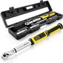 Jexul 
3/8" Drive digital torque wrench with flex head Set (10-100 ft-lb)
Professional Electronic, Buzzer & LED, 14mm/16mm Spark Plug Sockets, Adapters & 2-Stage Extension Bar