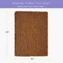 Bigacogo Chunky Knit Throw Blanket for Couch, 40x60 inches, 100% Hand Knitted with Thick Jumbo Chenille Yarn, Cozy Soft Large Rope Knot Cable Crochet Blankets for Sofa Bed Living Room, Caramel
