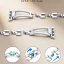 Wearlizer Compatible with Apple Watch Band  38/40/41/42mm(Series 11 10) Women, Dressy Fancy Stainless Steel Metal Strap Pretty Slim Designer Bracelet for iWatch 