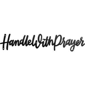 Spiritual Spaces Durable Thick Metal Wall Decor - Spiritual Bible Quotations, Glossy Black Powder Coating - Robust and Long-Lasting, Ideal for Indoor Use, Uplift Your Spirit & Enhance Positive Energy