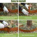 20ft Metal Edging Landscape 6 Pack 8 inch, Decorate Lawn Yard and Garden