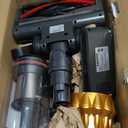 Cordless Vacuum Cleaner, 600W/50KPA, Max 70 Mins Runtime, Self-Standing Vacuum Cleaners for Home, Anti-Tangle Stick Vacuum, Smart Display Vacuum Cordless with 1.8L Cup for Pet Hair/Carpet (Gold)